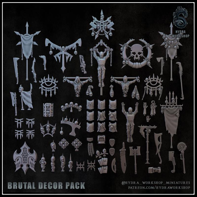 Brutal decor pack