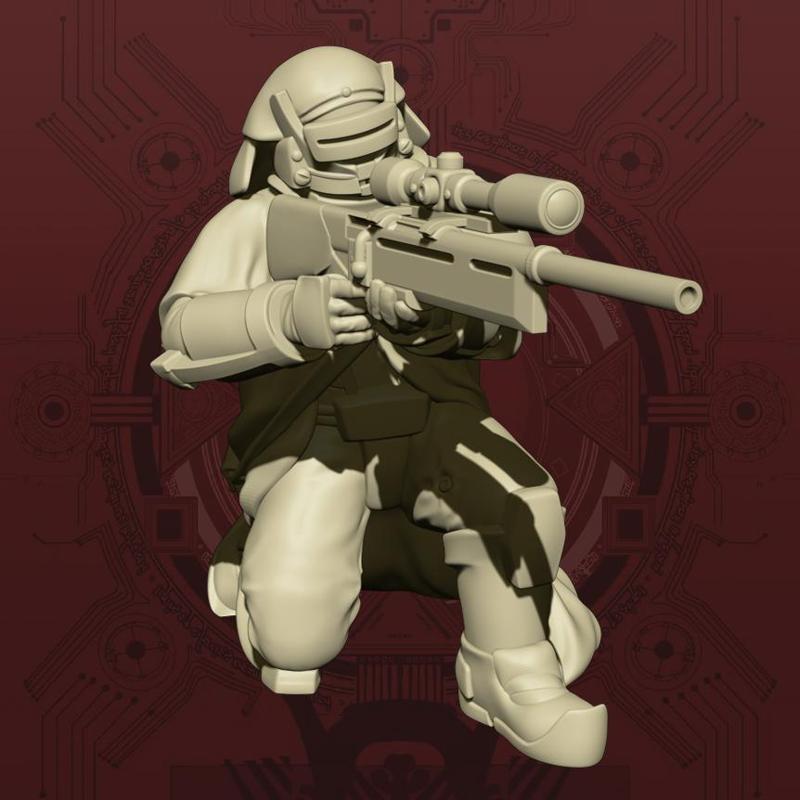 (Mercy's Reach) Stellus Ranger - Kneeling Pose