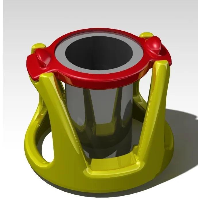 Tea strainer holder.   