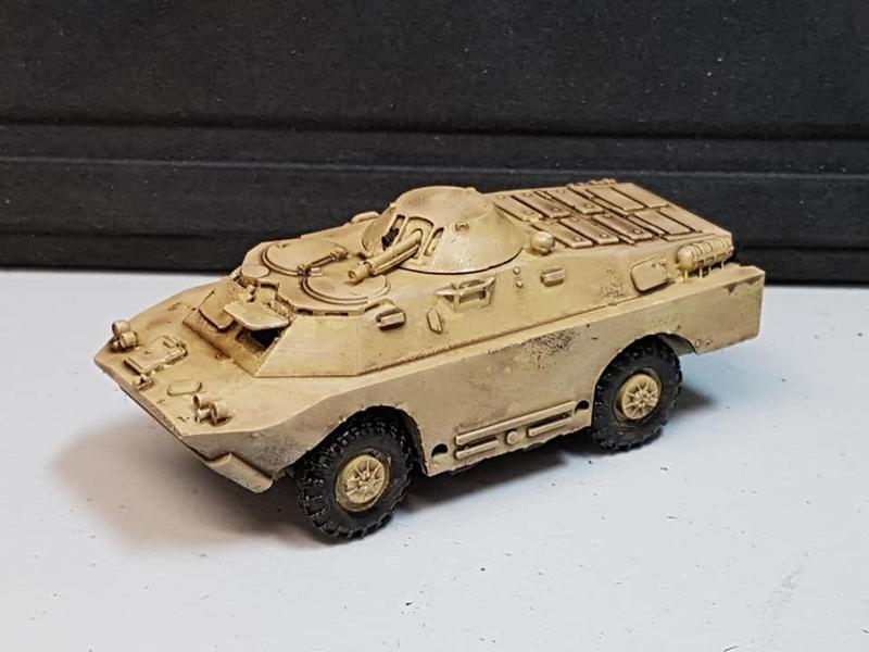 BRDM Soviet Russian AC Armored Car 20mm 1/72 seperate turret and hatch