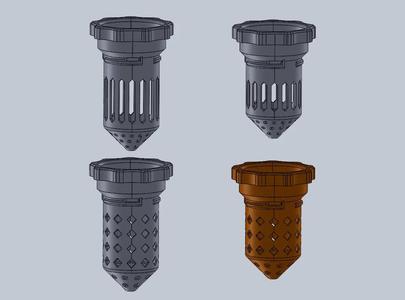 Standard pot 2 for 4/5-way planting module   