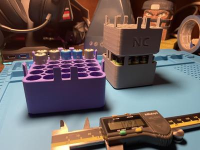 Stackable AA and AAA Battery Boxes