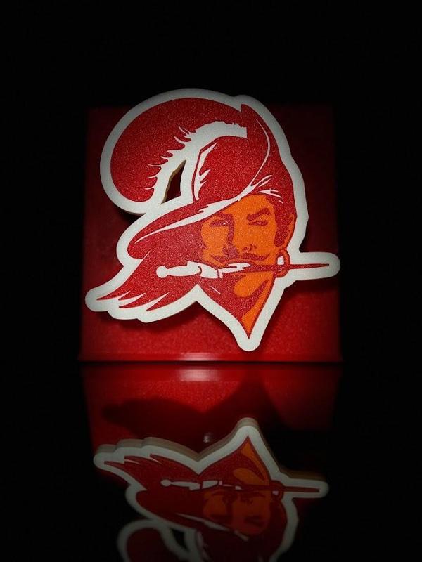Tampa Bay Buccaneers Classic Floating Logo Sign