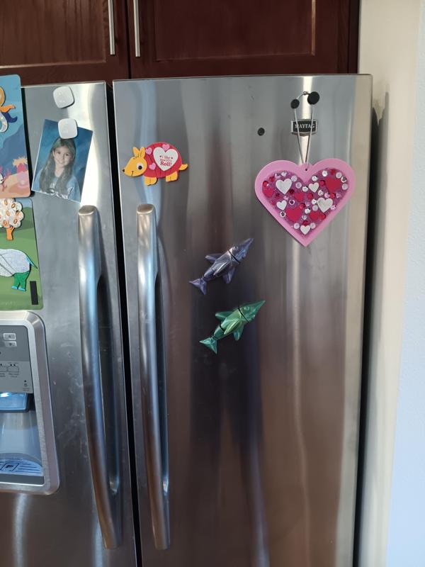 dolphin magnet - FREE - flexi fidget toy and magnet