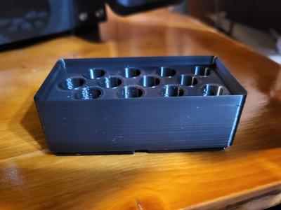 Gridfinity 1x2 Needle File Stand