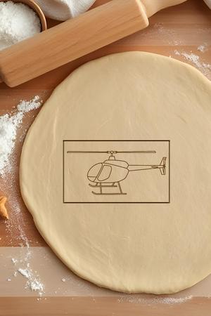 Helicopter Cookie Cutter, Biscuit Cutter