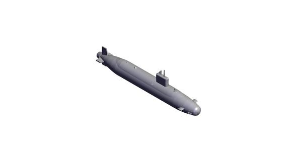 1/2400 Scale HMS Trafalgar Class.stl