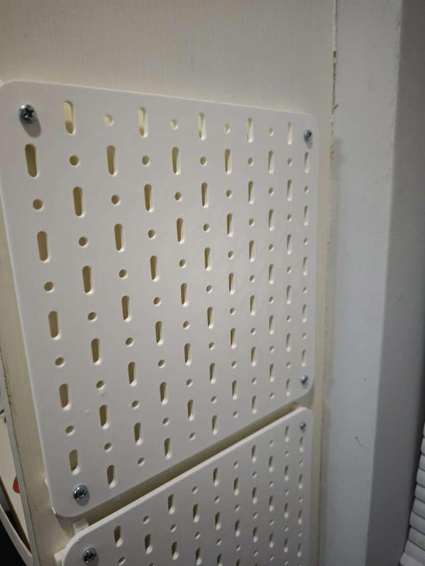 230mm pegboard, the maximum printable size for P1S, compatible with IKEA pegboards