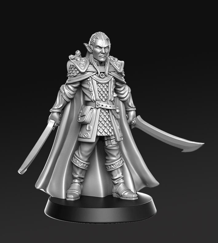 Evendil Gennala - Elf - 32mm - DnD -