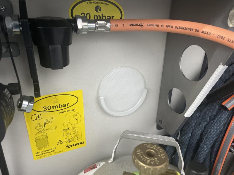 Wandhalter für Gasflaschenkappe / Wall bracket for gas cylinder cap