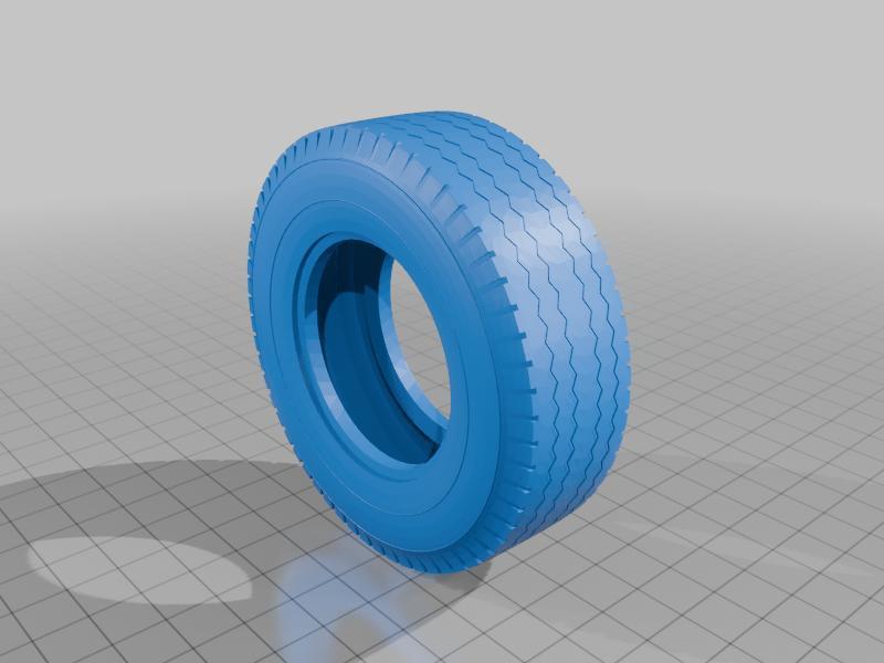 Tamiya Compatible 1:14 28mm wide super single tire 