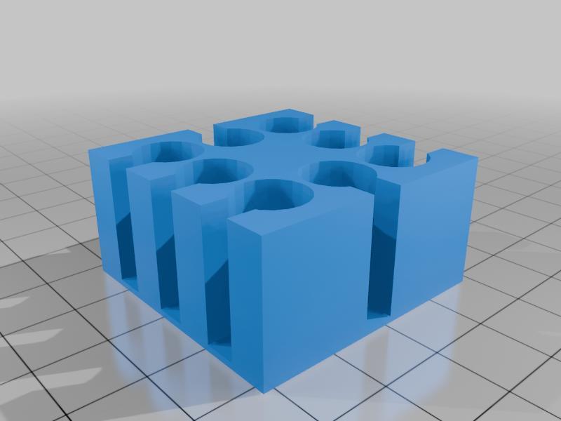 poker chip holder for mini chips i made