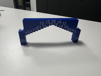 Saw/Router height gauge 1-40mm - Kreissägen- und Fräsen-höheneinstellungshilfe