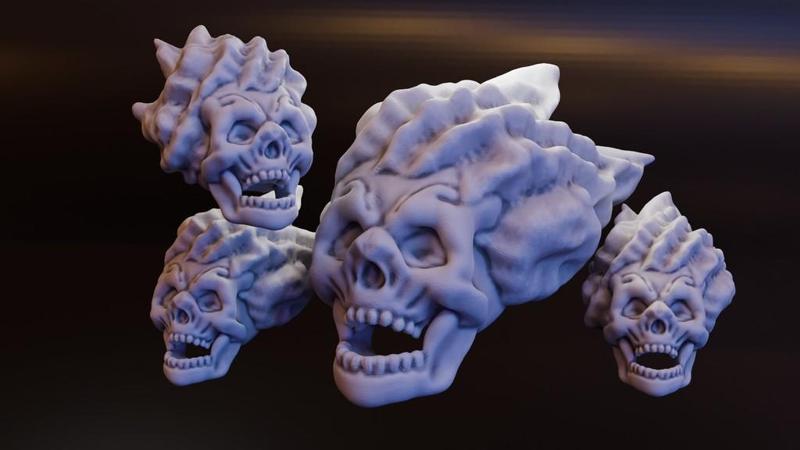 Flame Skull (DND / TTRPG)