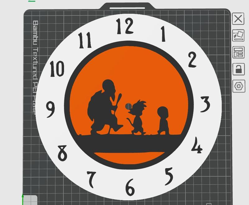 Dragonball Ziffernblatt