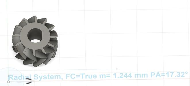 12 Tooth Gear for Filament Winder