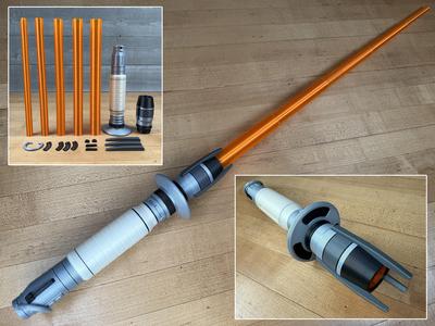 Shin Hati's Collapsing Lightsaber 