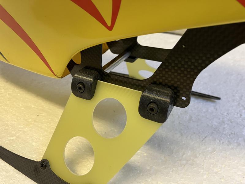 Halterung für Landegestell vom Henseleit TDF