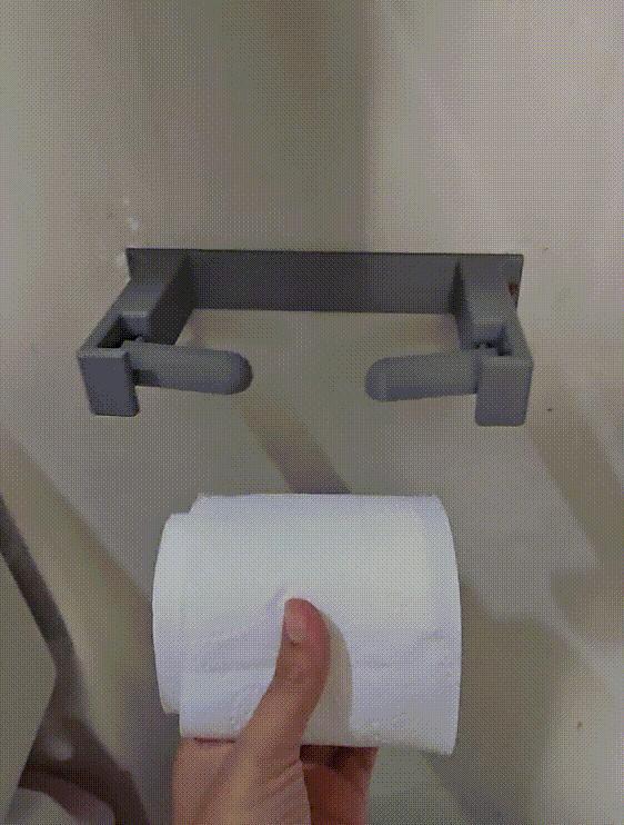 Toilet paper holder (quick release)