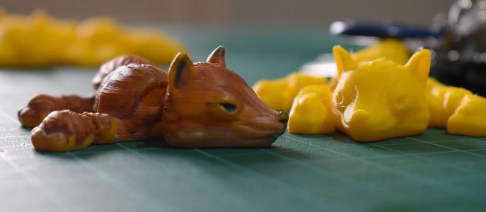 Fox Articulated KeyChain