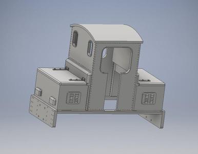 16mm scale  freelance battery electric  loco with cab
