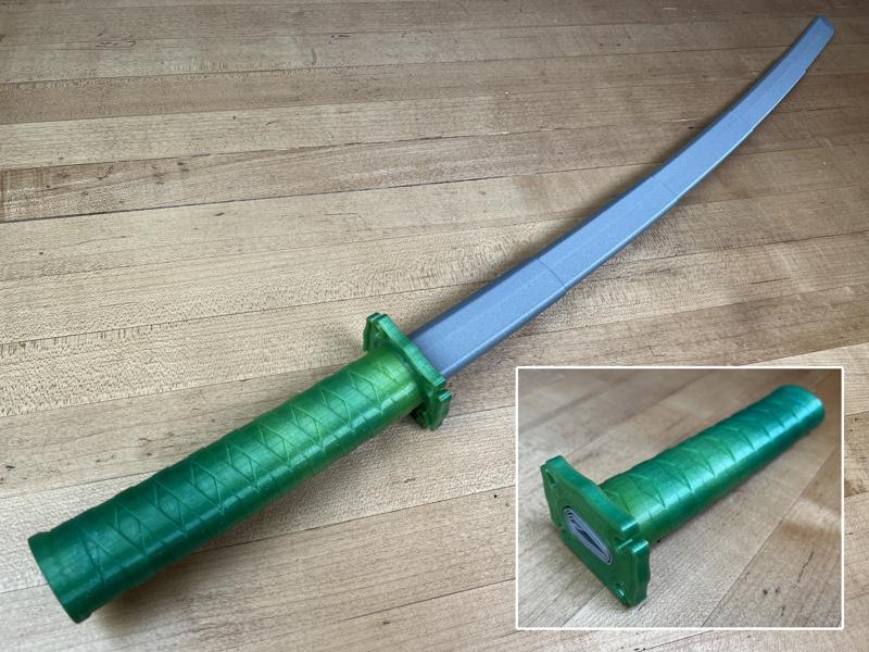 Collapsing Katana v2 Removable Blade