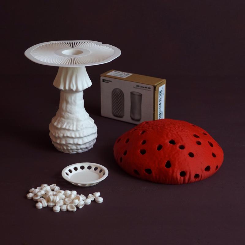 Mushroom lamp “Amanita Muscaria”