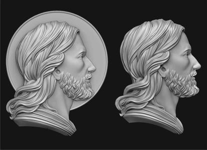 Jesus Profile Pendant