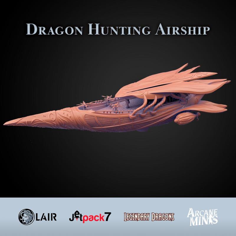 Legendary Dragons - Dragon hunting Airship