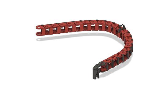 Bambu Lab P1P Printable Cable Drag Chain