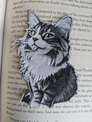 Floofy Cat Bookmark