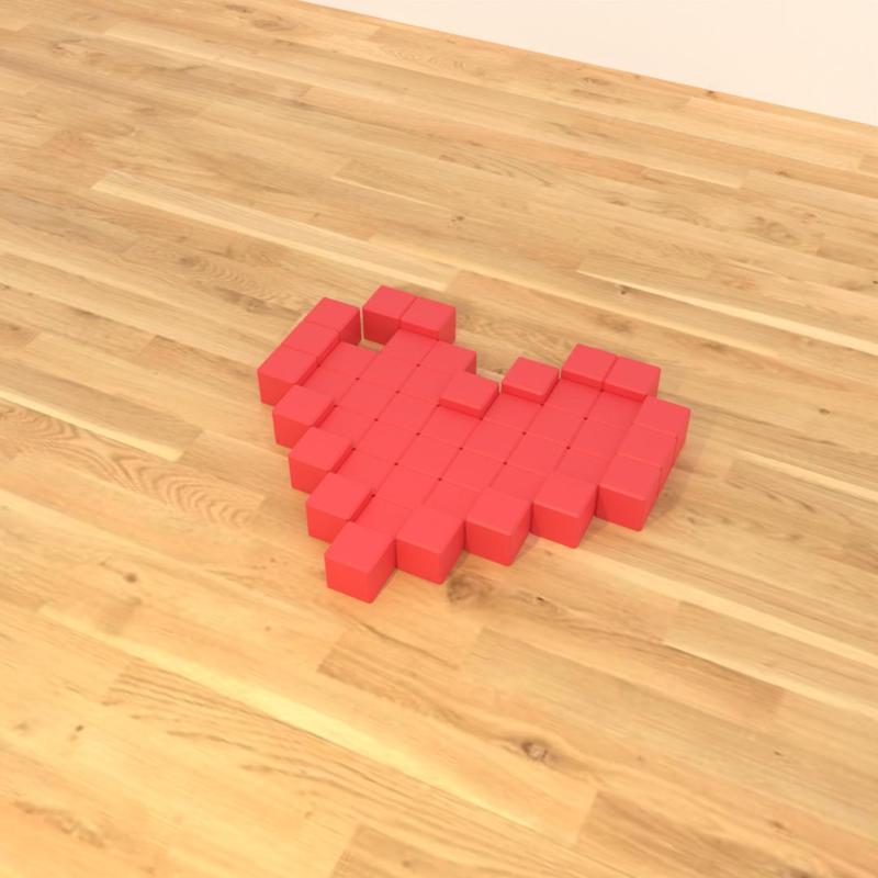 Pixelart Valentines heart