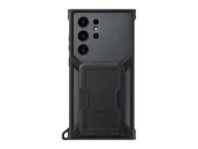 Original Samsung Official Galaxy S23 Ultra Rugged Gadget Case (EF-RS918) - Titan back plate adaptor