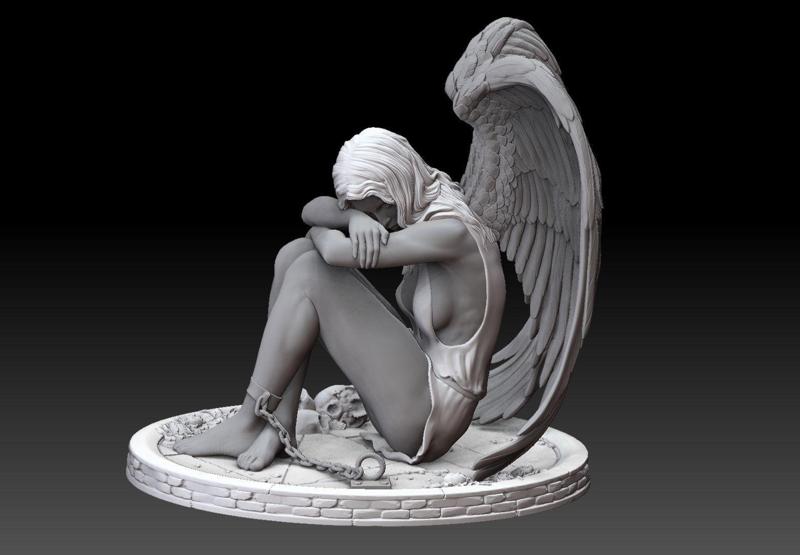 Enslaved Fallen Angel 3d model