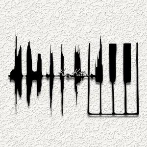 PIANO KEYS wall art home decor