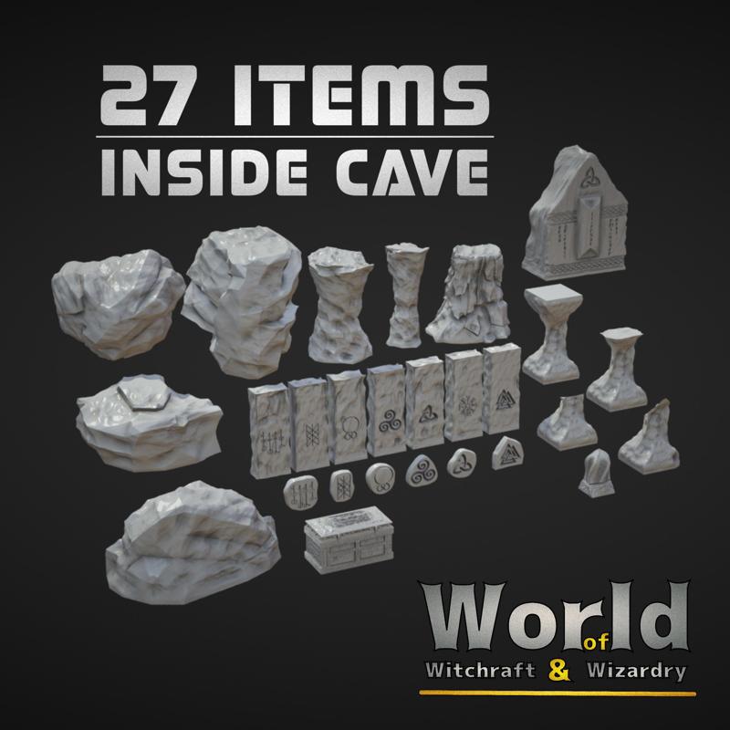Inside Crystal Cave 27 Items