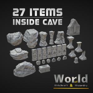 Inside Crystal Cave 27 Items