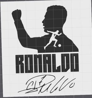 CR7 Untersetzer mit Unterschrift