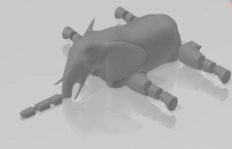 Articulated elephant