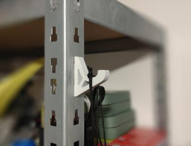 Hook for heavy-duty shelf