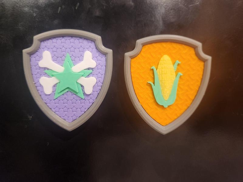 Paw Patrol Pup Tags - Roxy + Chickaletta