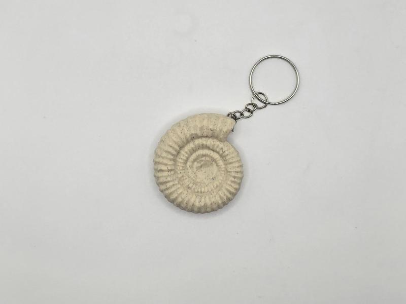 Ammonite Sculpture Keychain (Remix)
