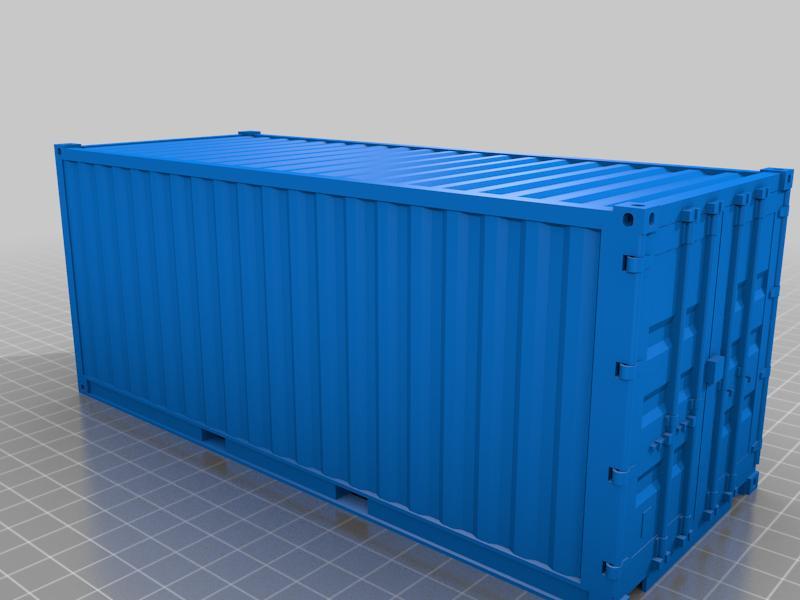 CONTENEDOR MARÍTIMO A ESCALA PARA ESCRITORIO