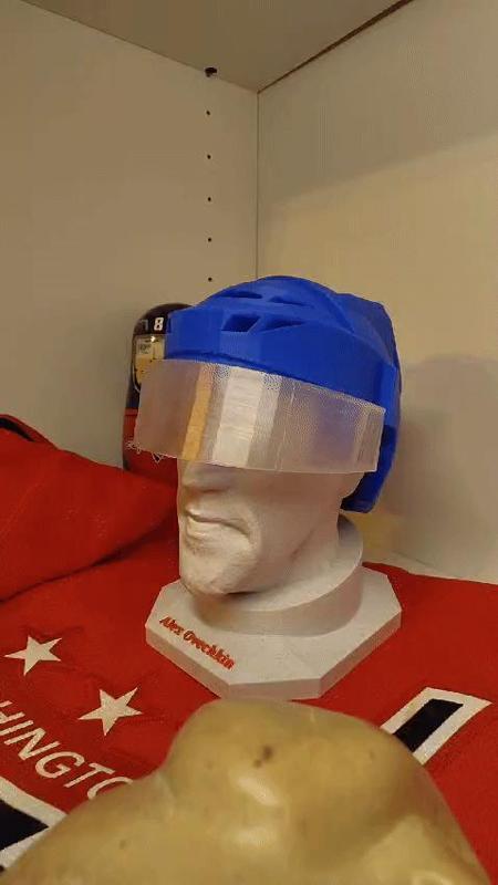 NHL Alex Ovechkin Bust Removable Helmet and Visor