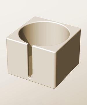 CS96-80-S Stacking slotted module bin for modern home decor