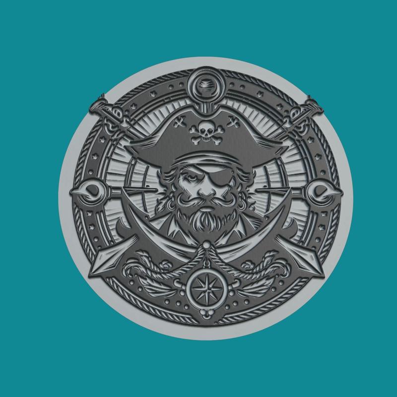 Pirate Medallion