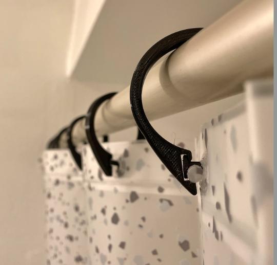 Shower Curtain Ring - Plain