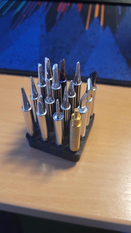 Gridfinity 16 Solder Tip Storage 900 m-t