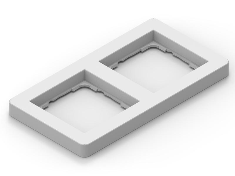 GIRA System 55 Standard 2-Compartment Frame