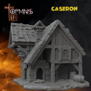 MEDIEVAL HOUSE SCENOGRAPHY FOR TABLETOP ROLE-PLAYING GAMES